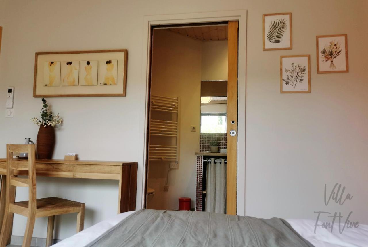 Villa Font Vive - Chambres D'Hotes Eco-Labellisees Avec Cuisine - Confort, Calme Et Vue Exceptionnels ! Grospierres Eksteriør bilde
