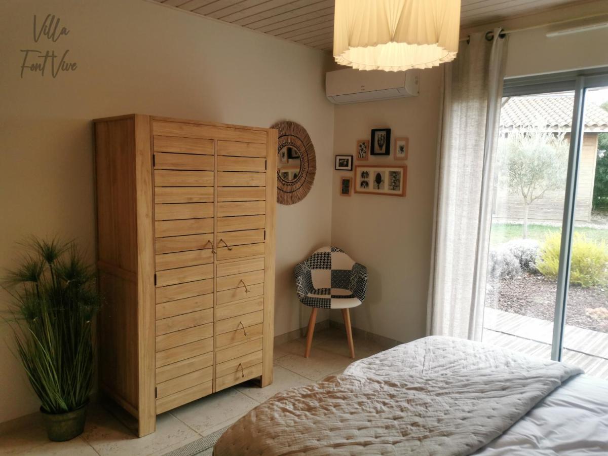 Villa Font Vive - Chambres D'Hotes Eco-Labellisees Avec Cuisine - Confort, Calme Et Vue Exceptionnels ! Grospierres Eksteriør bilde