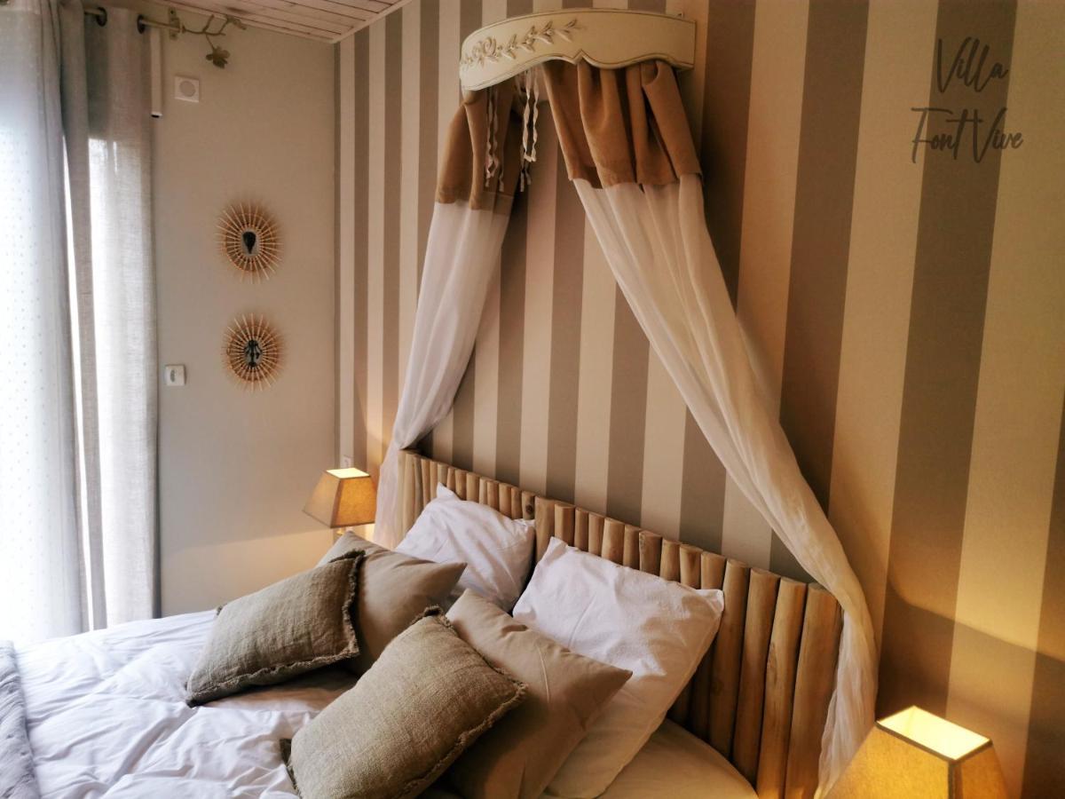 Villa Font Vive - Chambres D'Hotes Eco-Labellisees Avec Cuisine - Confort, Calme Et Vue Exceptionnels ! Grospierres Eksteriør bilde