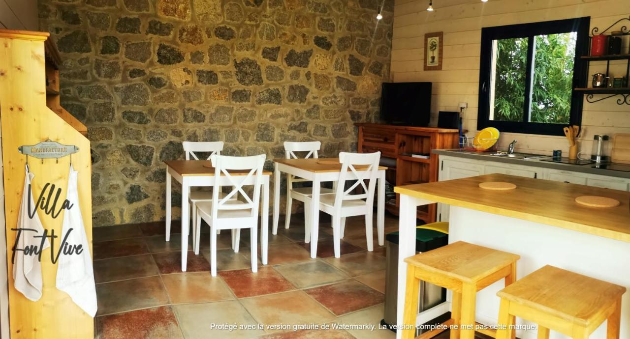 Villa Font Vive - Chambres D'Hotes Eco-Labellisees Avec Cuisine - Confort, Calme Et Vue Exceptionnels ! Grospierres Eksteriør bilde