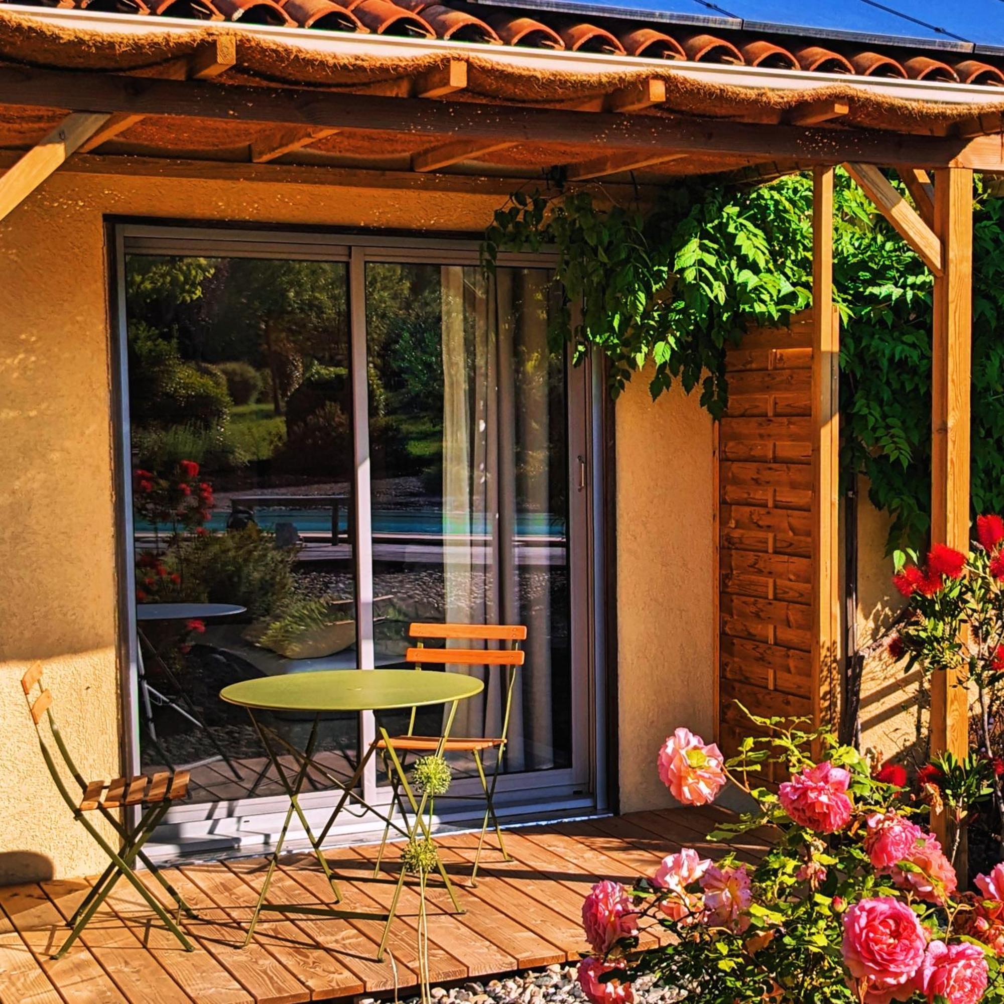 Villa Font Vive - Chambres D'Hotes Eco-Labellisees Avec Cuisine - Confort, Calme Et Vue Exceptionnels ! Grospierres Eksteriør bilde